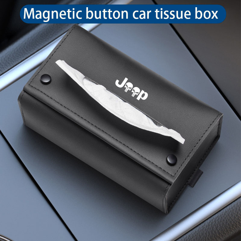 Compass Lensatic - Auto-Armlehnenbox, magnetische Taschentuchbox, Serviettenbox für die
