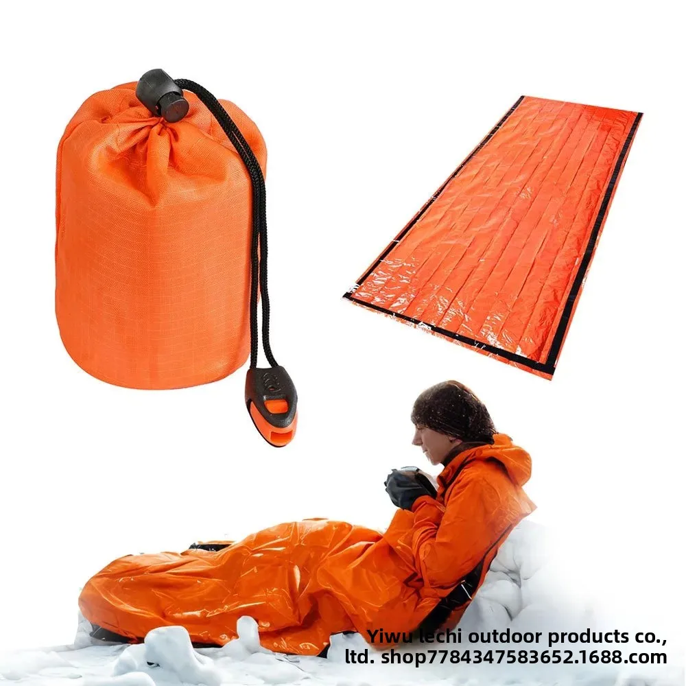 Bivy Bag Emergency - Notfall-Schlafsack, Thermischer Überlebens-Biwaksack, Wasserdicht, Leichtgewicht, Vorbeugung