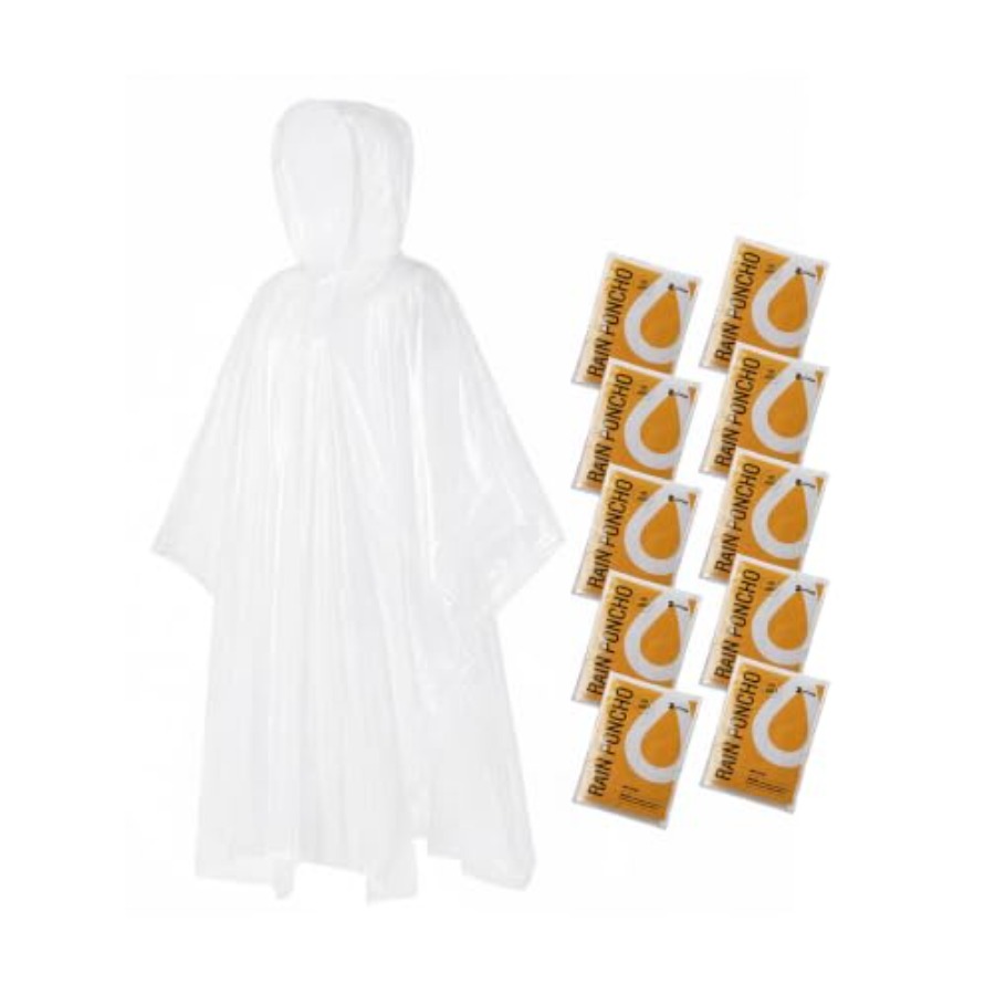 Einweg-Regenponchos für Erwach – Emergency Poncho Rain Bewertung und Preis