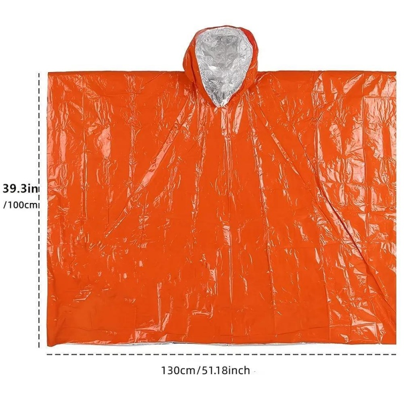 Tragbarer Notfallponcho 4-teil – Survival Blanket Reflective Bewertung und Preis