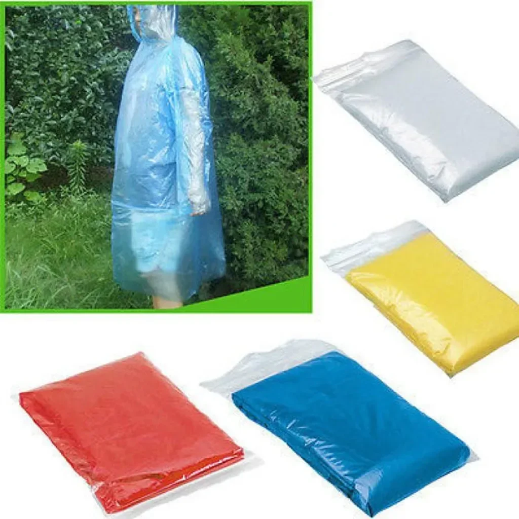 5/10PC Einweg Regenmantel Erwa – Emergency Poncho Rain Bewertung und Preis